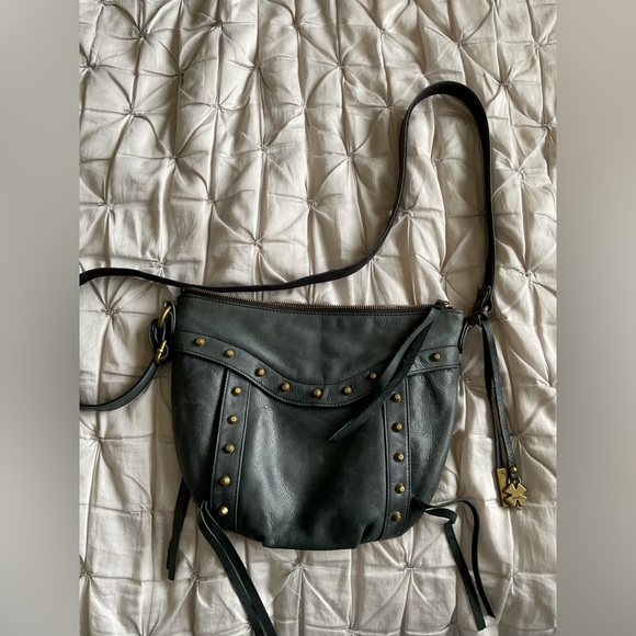 Lucky Brand saddle leather crossbody bag - Picture 2 of 12